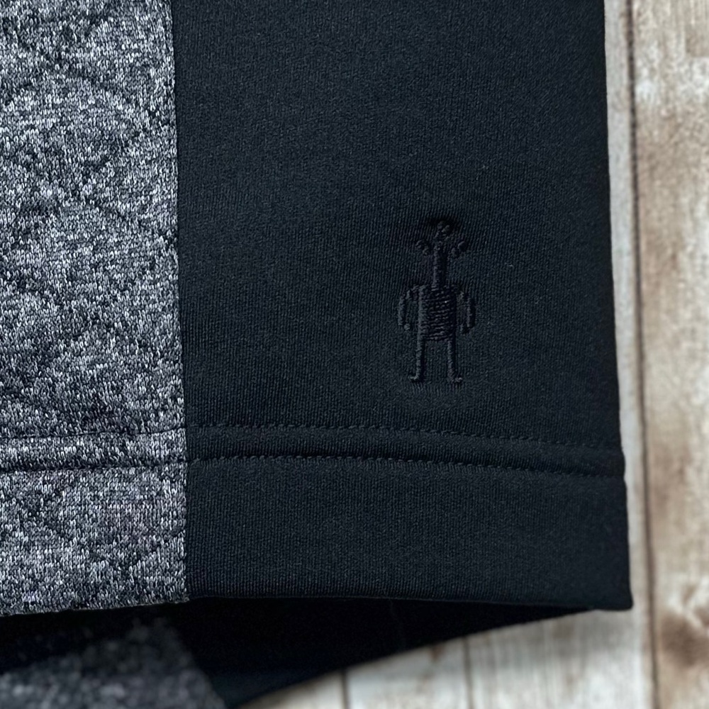 Smartwool Diamond Peak Quilted Gray and Black‎ Mini Skirt [1339] - Picture 4 of 7